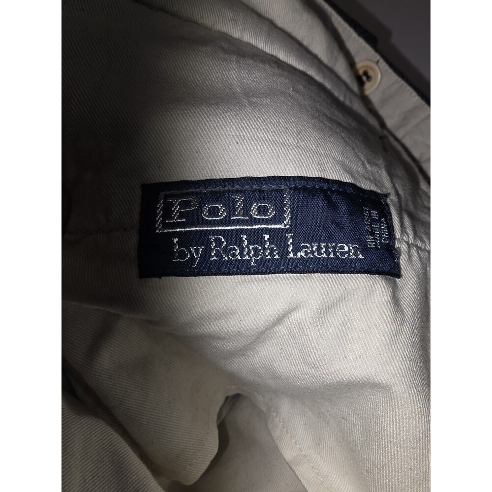 Polo Ralph Lauren Charcoal Grey Heather Textured Pants Mens 36x32 Ankle Zipper - Picture 9 of 11